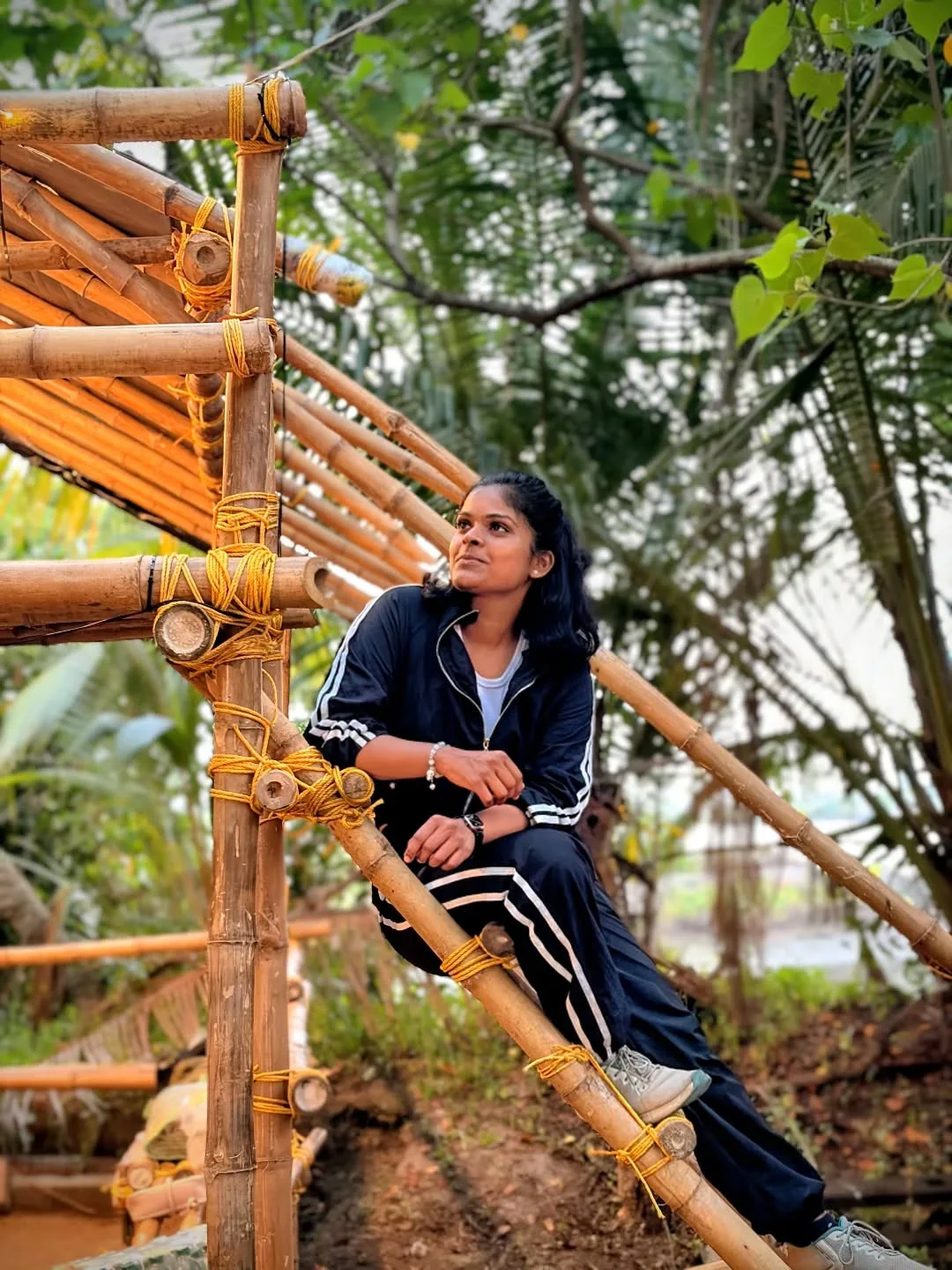 Peaceful village backwaters Kochi